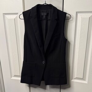 J. Crew Women's Black Vest with Pockets